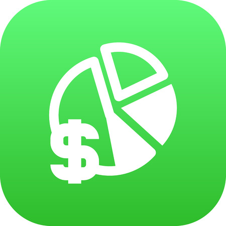 Isolated planning icon symbol on clean background.  finance element in trendy style.の写真素材