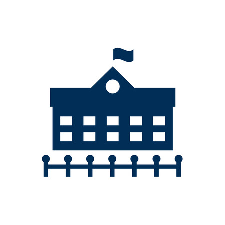 Isolated embassy icon symbol on clean background.  parliament element in trendy style.の写真素材