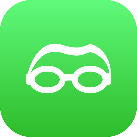 Isolated goggle icon symbol on clean background. Vector mask element in trendy style.のイラスト素材