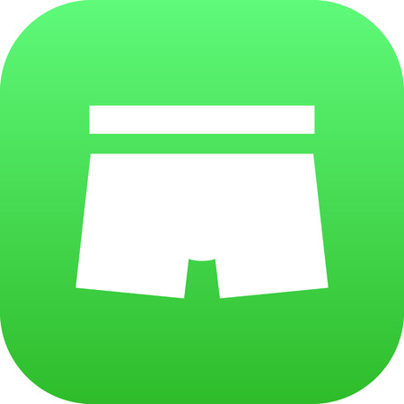 Isolated underwear icon symbol on clean background.  briefs element in trendy style.の写真素材
