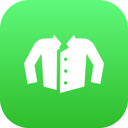 Isolated shirt icon symbol on clean background.  blouse element in trendy style.の写真素材