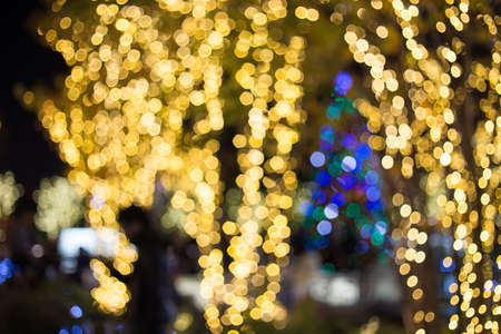 Abstract  bokeh background of Christmaslightの写真素材