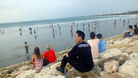 Bali Discovery Mall beachのeditorial素材