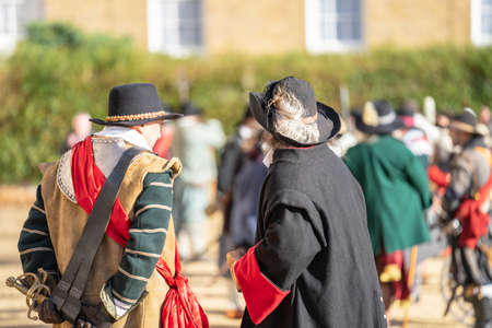 The Kings Army, part of the English Civil War Society. 50th Anniversary of the Kings Army parade....