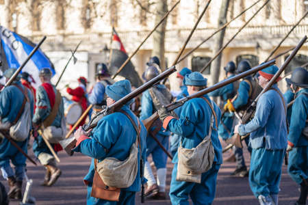 The Kings Army, part of the English Civil War Society. 50th Anniversary of the Kings Army parade....