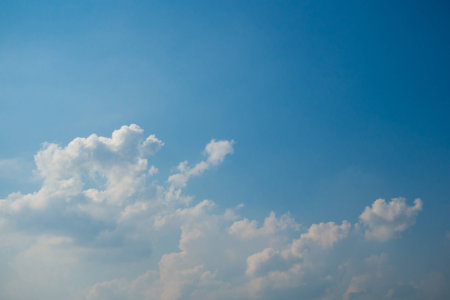 White Cloud with Blue Sky