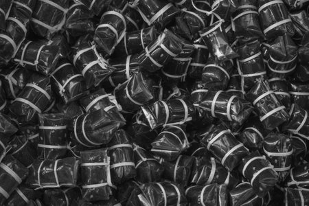 Black Kalamare Candy, Thailandの写真素材