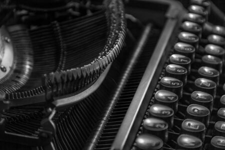 An old typing machineの写真素材