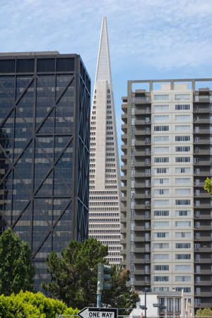 Skyscrapers in San Francisco, Californiaのeditorial素材