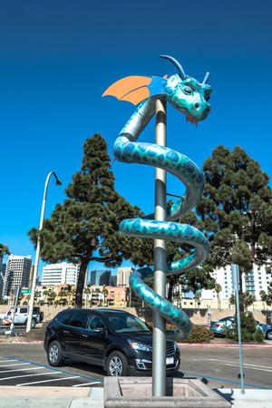 The dragon in San Diego, Californiaのeditorial素材