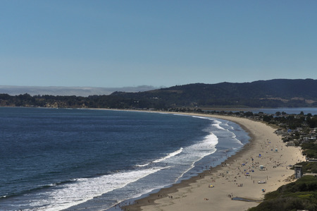 Stinson Beach, Bolinas Bay, Californiaの写真素材