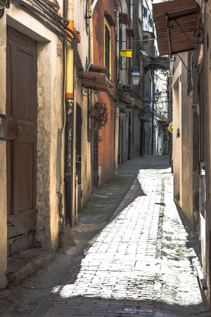 Alley in San Remo, Italyの写真素材