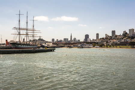 San Francisco skyline, Californiaの写真素材