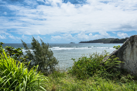 North Shore coast, Kauai, Hawaiiの写真素材