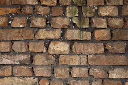 background of the old brick in the wall