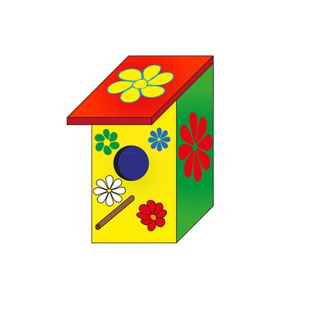 birdhouses created as vector illustrationの写真素材