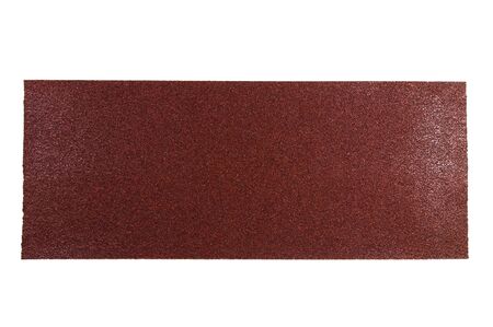 rectangular sandpaper isolated on white backgroundの写真素材