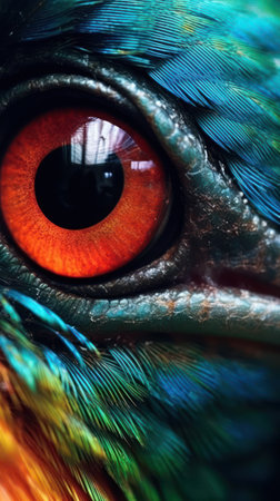 Parrot Eye Close Upの素材