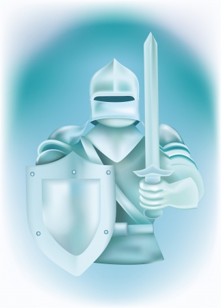 Knight in armorのイラスト素材