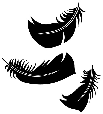 Feather Setのイラスト素材
