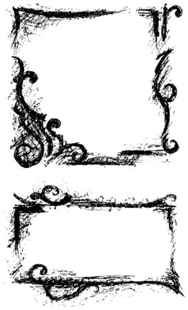 Black grungeのイラスト素材