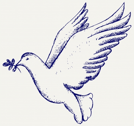 dove symbolのイラスト素材