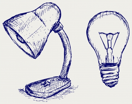Light bulb. のイラスト素材