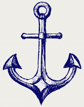 Anchor sketchのイラスト素材