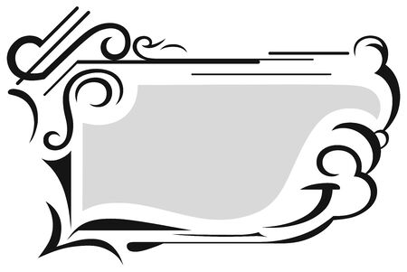 Vintage design elementsのイラスト素材