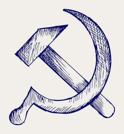 SSSR. Doodle styleのイラスト素材