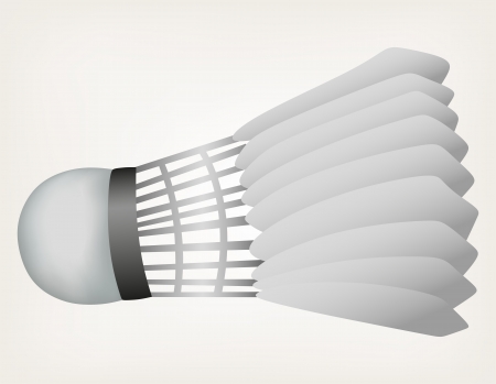 Badminton ball. Style vectorのイラスト素材