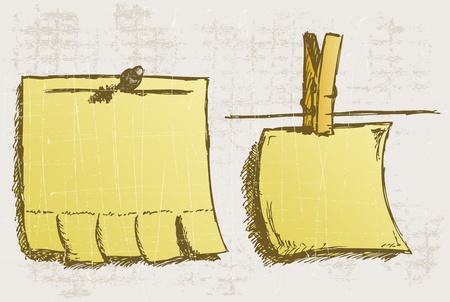 Blank sticker. Grunge styleのイラスト素材