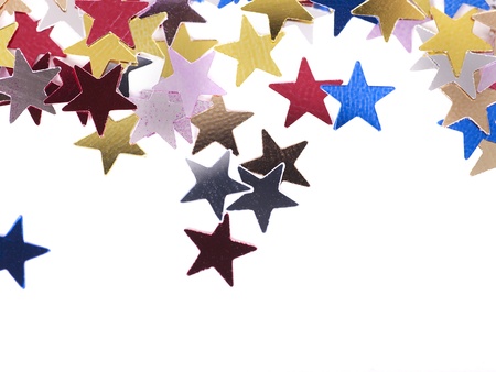 Holiday group star shape corner.の写真素材
