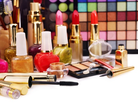 Decorative cosmetics for makeup. Close up.の写真素材