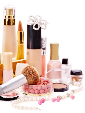 Decorative cosmetics for makeup. Close up.の写真素材