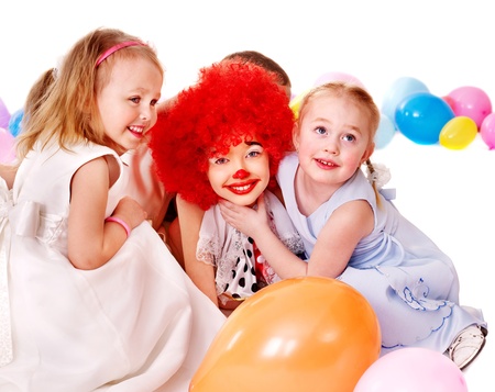Child happy birthday party .の写真素材
