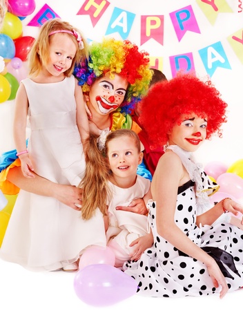 Child happy birthday party .の写真素材