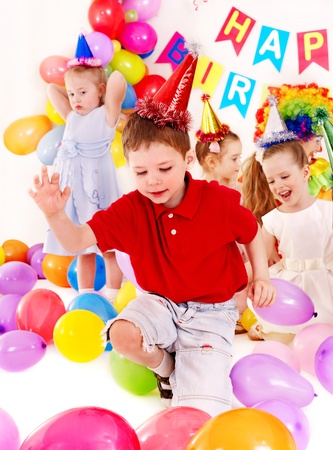 Child happy birthday party .の写真素材