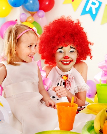 Child happy birthday party .の写真素材