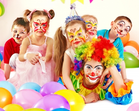 Child happy birthday party .の写真素材