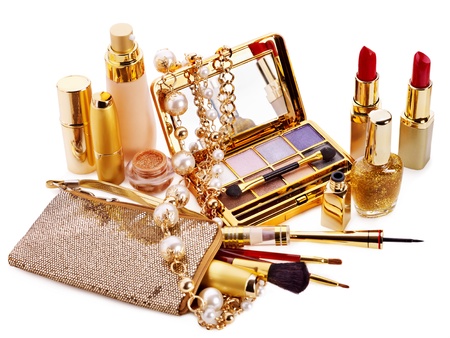 Decorative cosmetics for makeup. Isolated.の写真素材