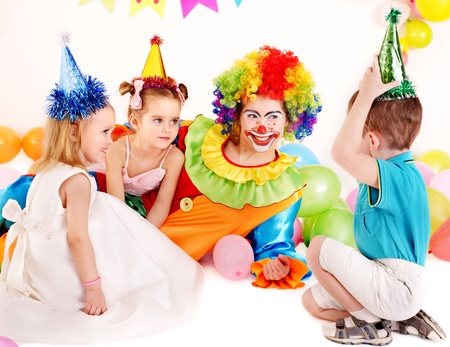 Child happy birthday party .の写真素材
