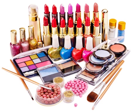 Decorative cosmetics for makeup. Close up.の写真素材