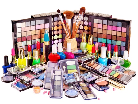 Decorative cosmetics for makeup. Close up.の写真素材