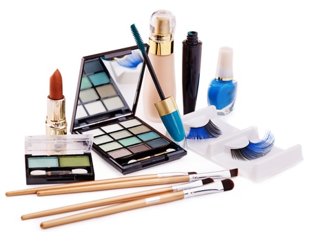Decorative cosmetics for makeup. Close up.の写真素材