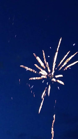fireworks in the night sky, very nice colorful fireworks in the night skyの写真素材