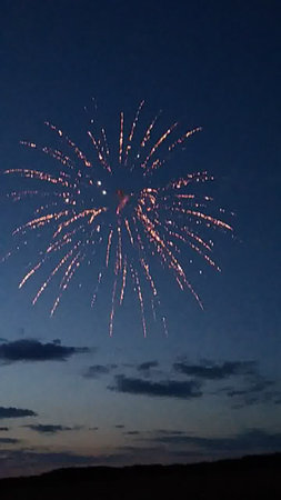 Fireworks in the night sky. Fireworks in the night sky.の写真素材