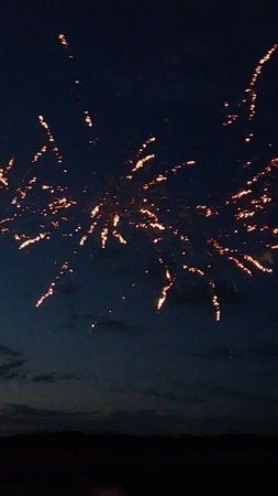 fireworks in the night sky, photo as a background, digital imageの写真素材