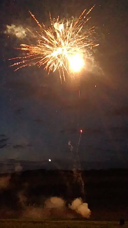 Fireworks in the night sky, New Year's Eve, Russiaの写真素材