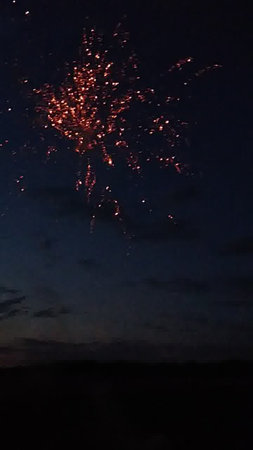 Fireworks in the night sky. fireworks in the night sky.の写真素材
